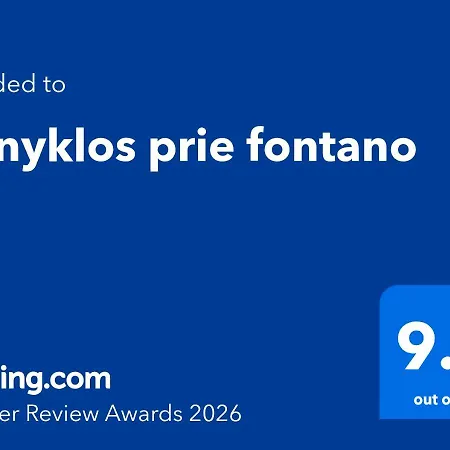 Appartement Ganyklos Prie Fontano *